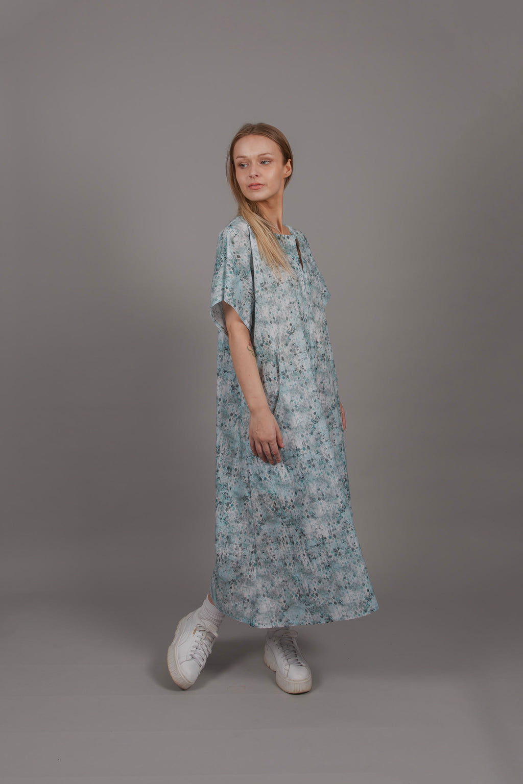 Obi Dress - Aquamarine