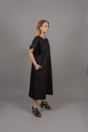 Obi Dress - Stretch Twill