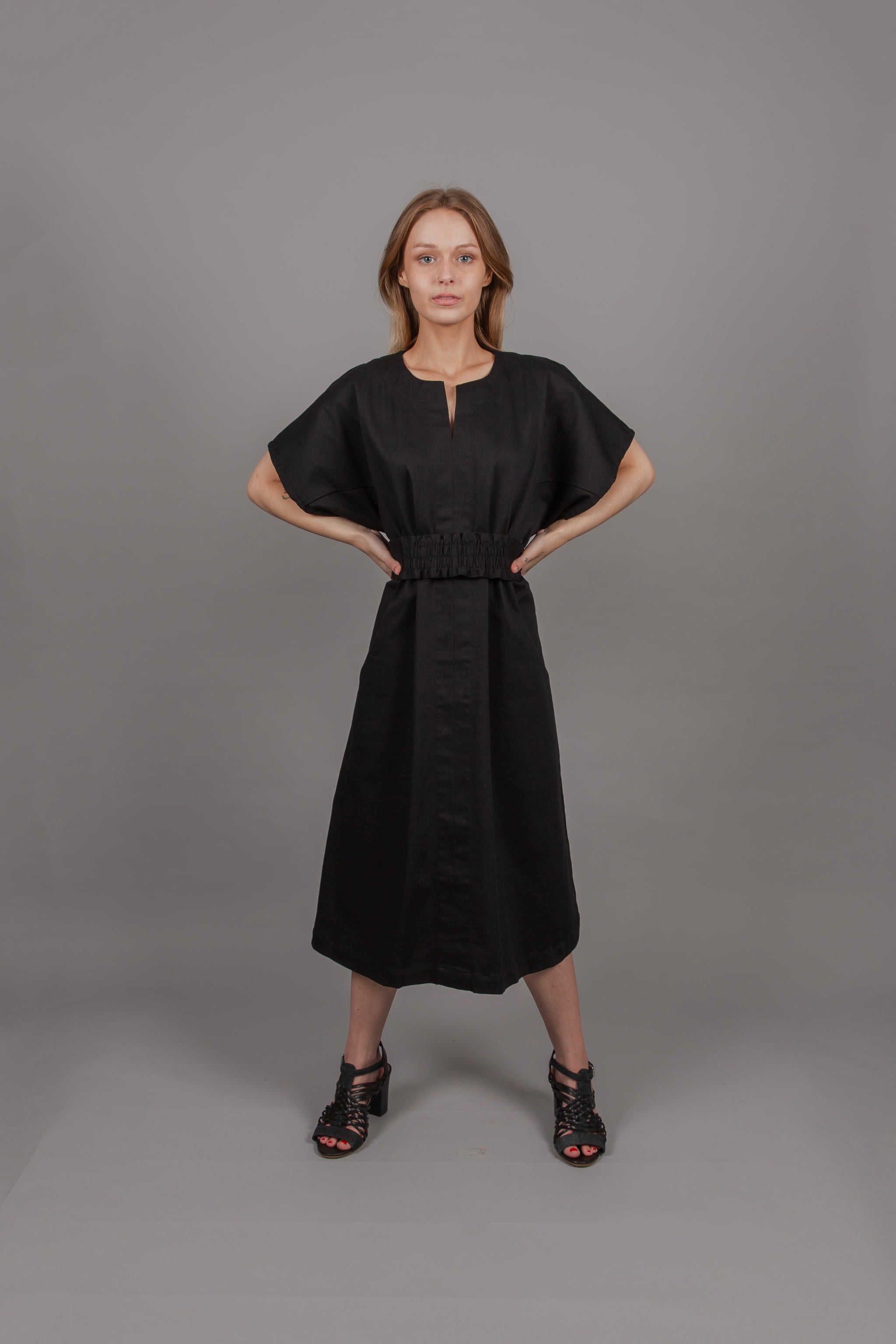 Obi Dress - Stretch Twill