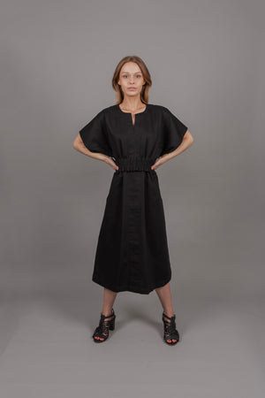 Obi Dress - Stretch Twill