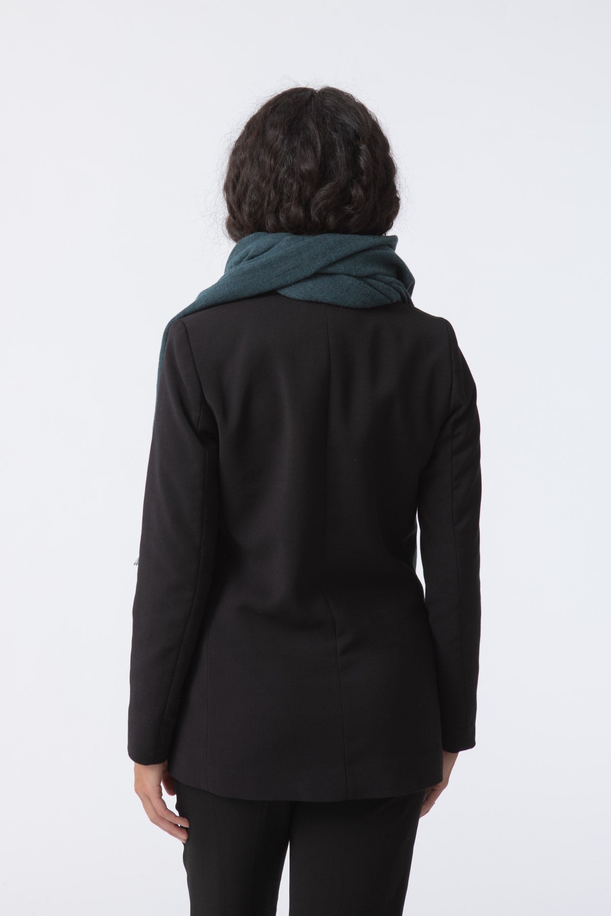 DINADI Merino Woven Scarf - Dragonfly Green