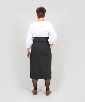 The "All Wrapped Up Skirt" - Black