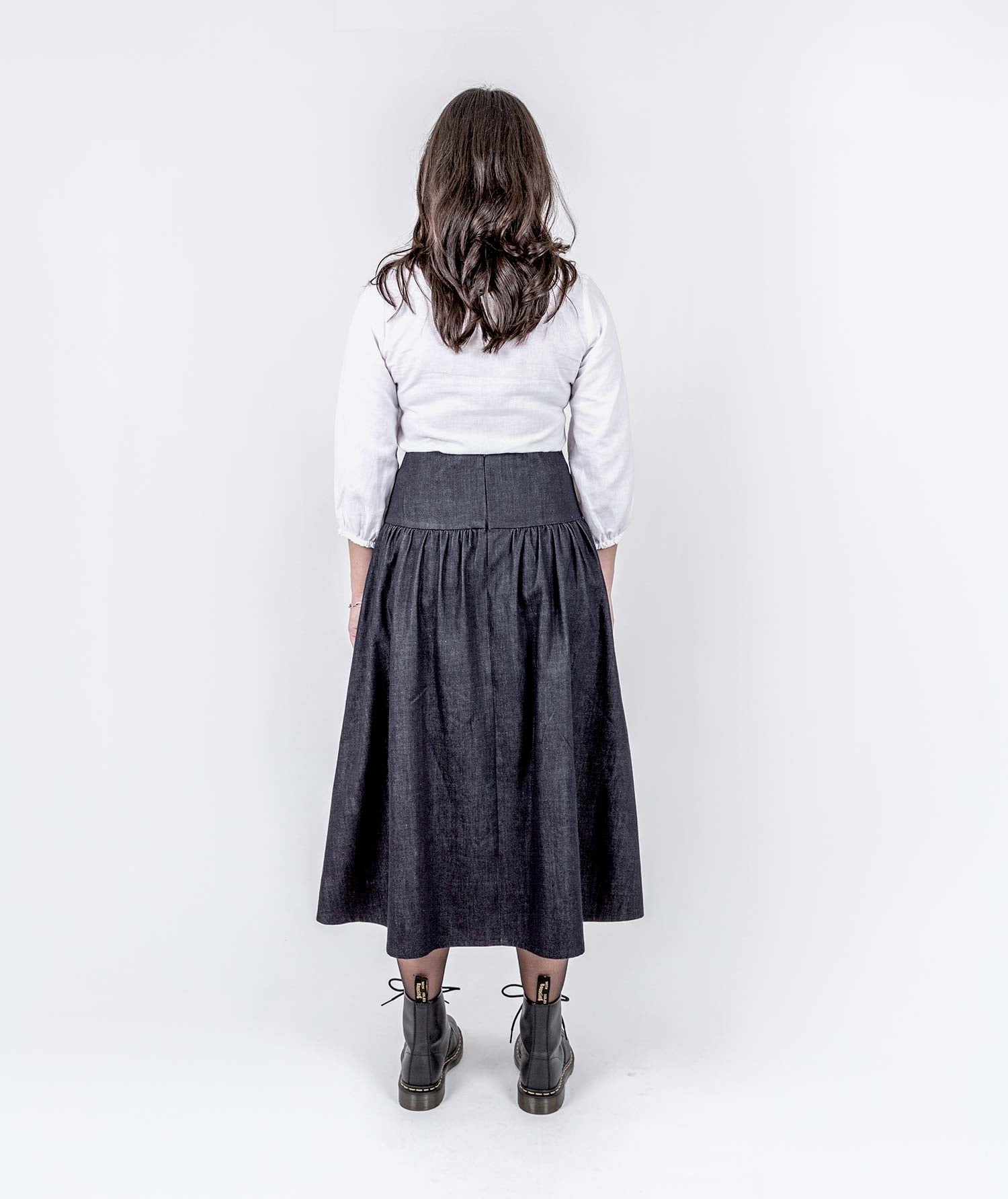 Abundance Denim Skirt - Black