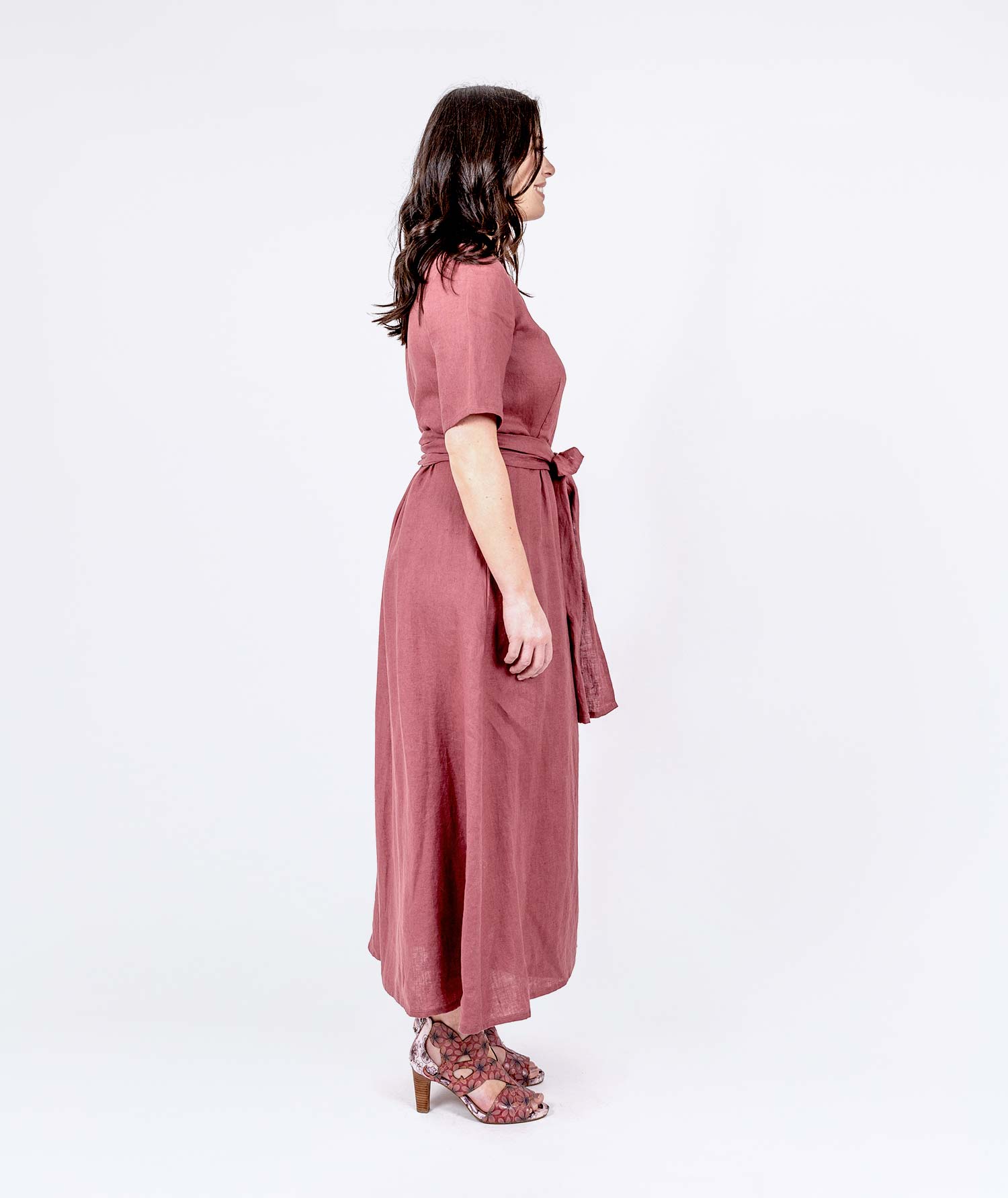 Persian Pink Wrap Dress